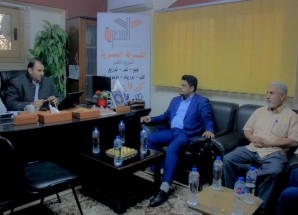 رئيس مجلس إدارة الشركة المصرية لتوزيع الكتب يستقبل رئيس جامعة شبوة.