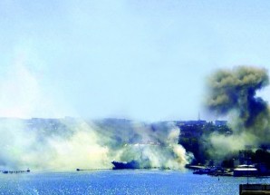 أوكرانيا تقصف مقر الأسطول الروسي في البحر الأسود.
