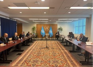 الرئيس الزُبيدي يلتقي الأمين العام للأمم المتحدة