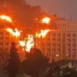 مصدر أمني : 25 جريحاً على الأقل جراء حريق مبنى مديرية الأمن في الإسماعيلية بمصر.