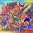 إعلامية مصرية وفنان بالقومي للسينما يهدوا لوحة للرئيس بوتين فى عيد المجد العسكري الروسي